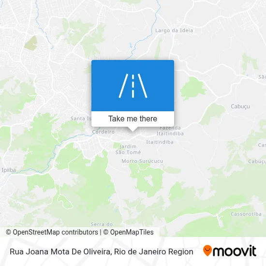 Rua Joana Mota De Oliveira map