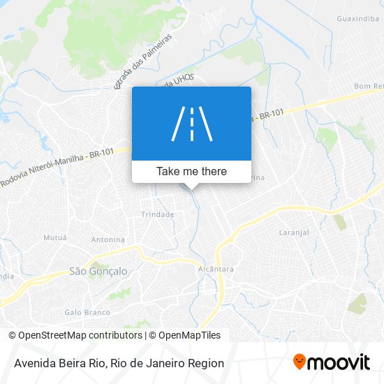 Avenida Beira Rio map