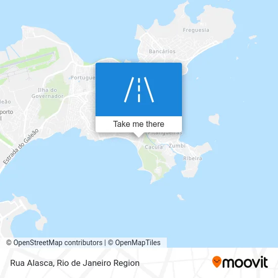 Rua Alasca map