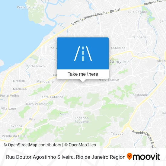 Rua Doutor Agostinho Silveira map