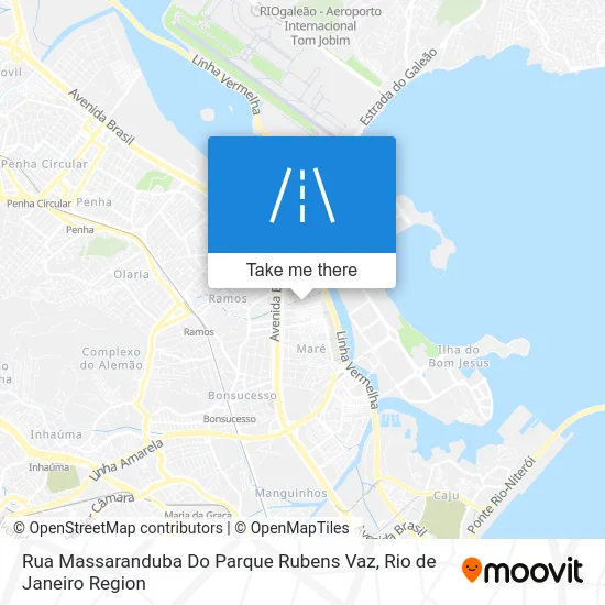 Rua Massaranduba Do Parque Rubens Vaz map