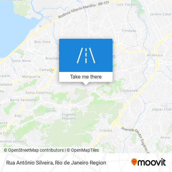 Rua Antônio Silveira map