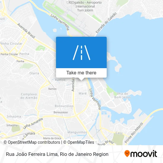 Rua João Ferreira Lima map