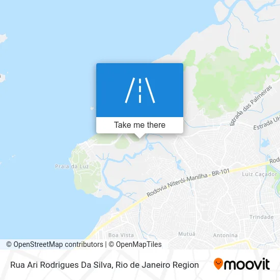 Rua Ari Rodrigues Da Silva map