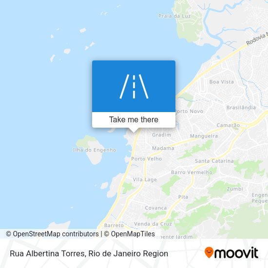 Rua Albertina Torres map