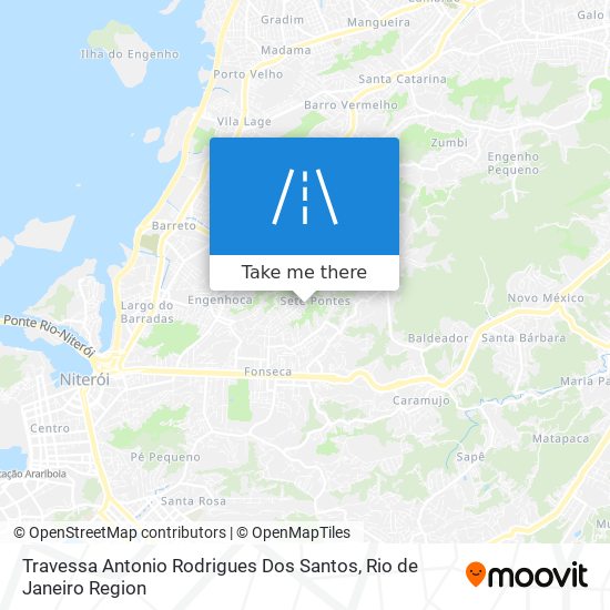 Travessa Antonio Rodrigues Dos Santos map