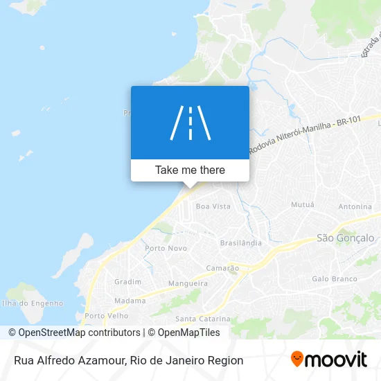 Rua Alfredo Azamour map
