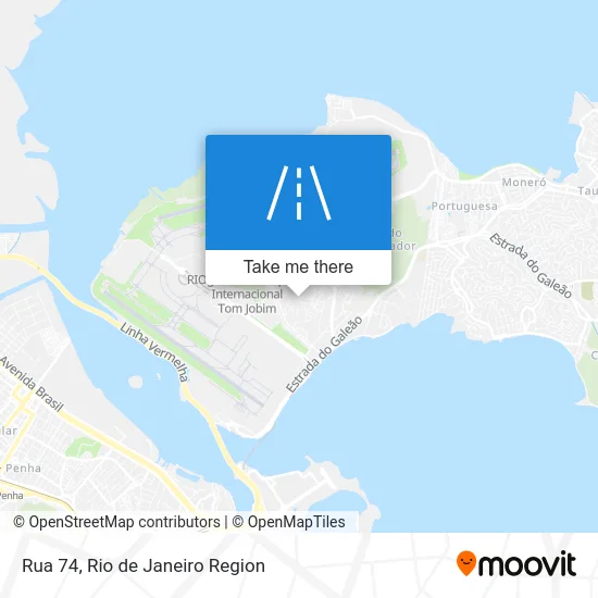Rua 74 map