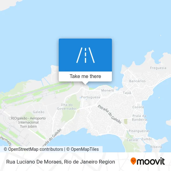 Rua Luciano De Moraes map