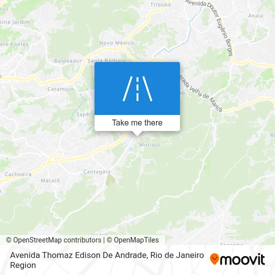 Avenida Thomaz Edison De Andrade map