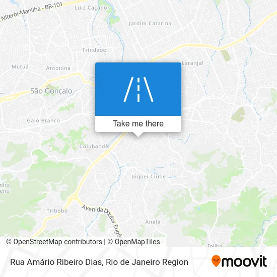 Rua Amário Ribeiro Dias map