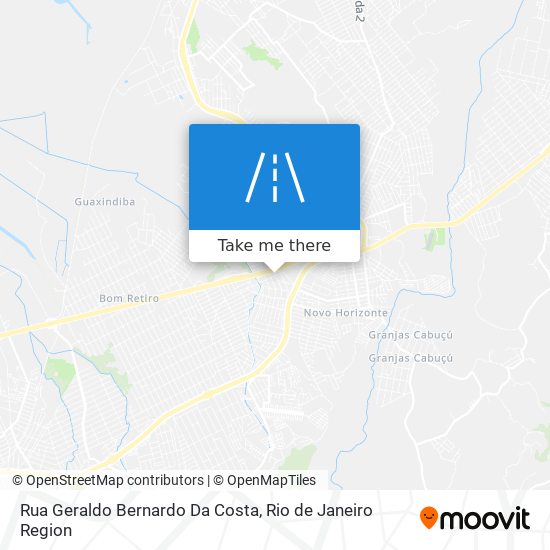 Mapa Rua Geraldo Bernardo Da Costa