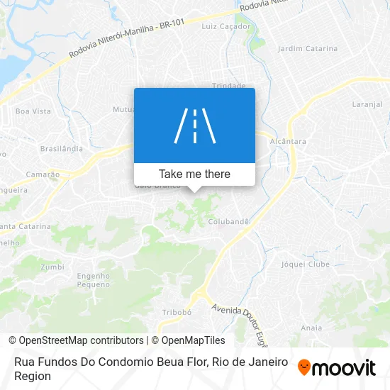 Rua Fundos Do Condomio Beua Flor map