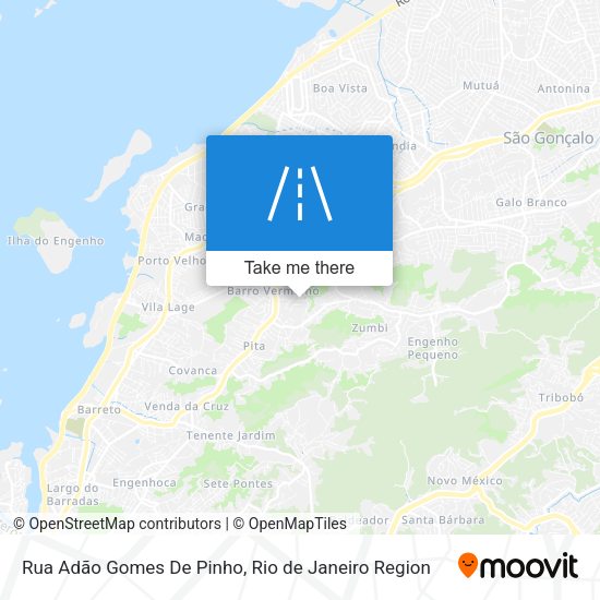 Rua Adão Gomes De Pinho map