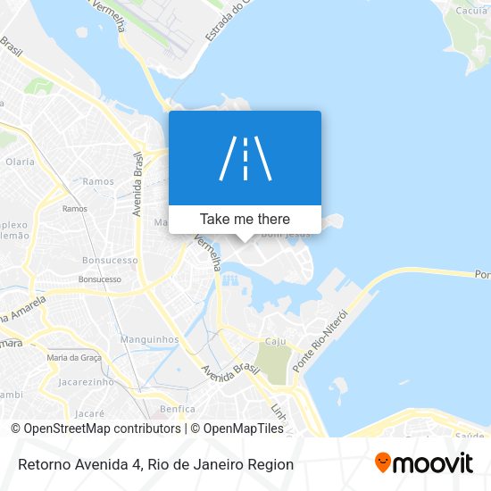 Retorno Avenida 4 map