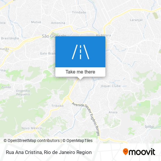Rua Ana Cristina map