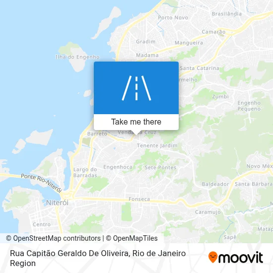 Rua Capitão Geraldo De Oliveira map