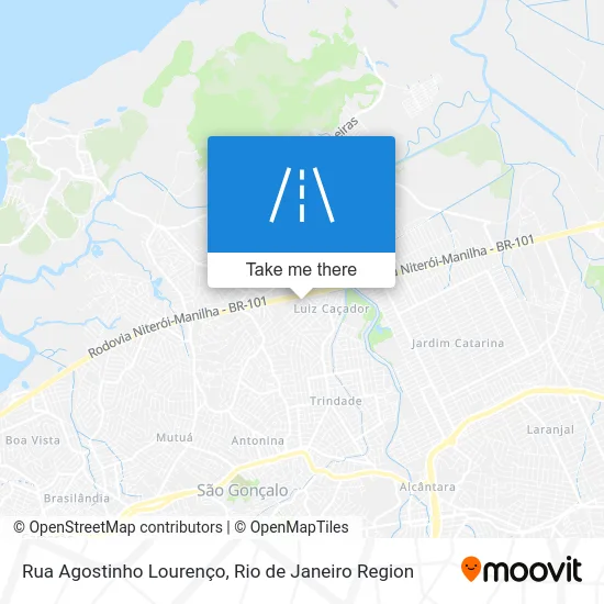 Rua Agostinho Lourenço map