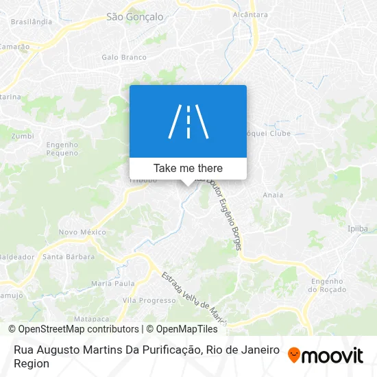Rua Augusto Martins Da Purificação map