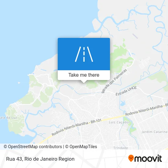 Rua 43 map