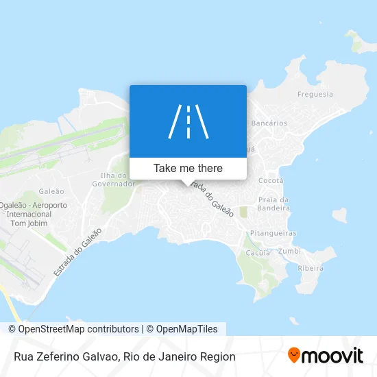 Rua Zeferino Galvao map