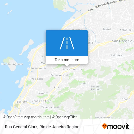 Rua General Clark map