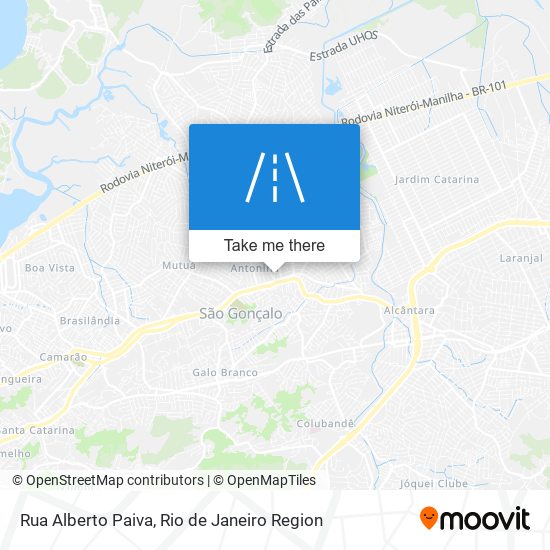 Mapa Rua Alberto Paiva