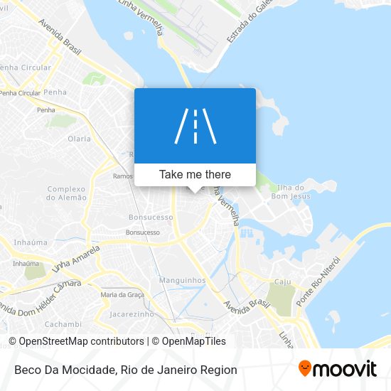 Beco Da Mocidade map