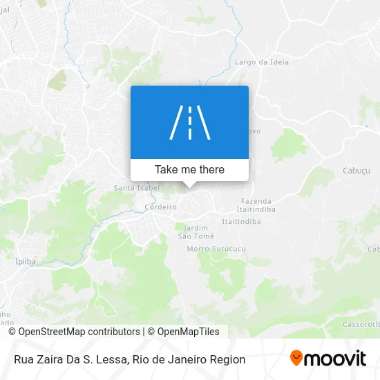 Rua Zaira Da S. Lessa map
