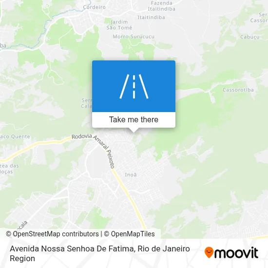 Avenida Nossa Senhoa De Fatima map
