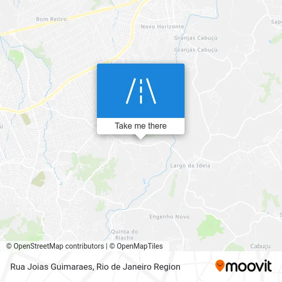 Rua Joias Guimaraes map