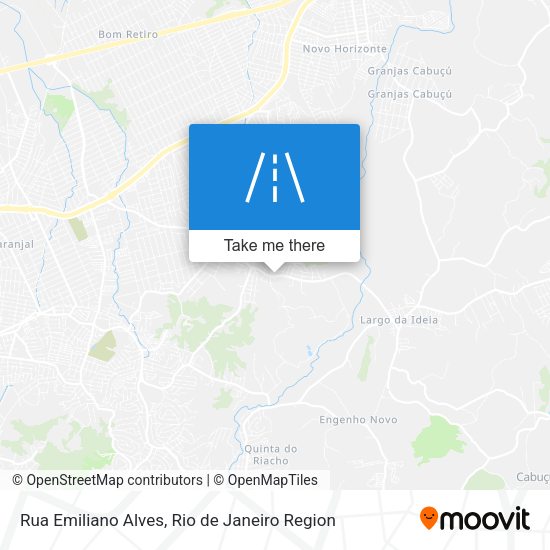 Rua Emiliano Alves map