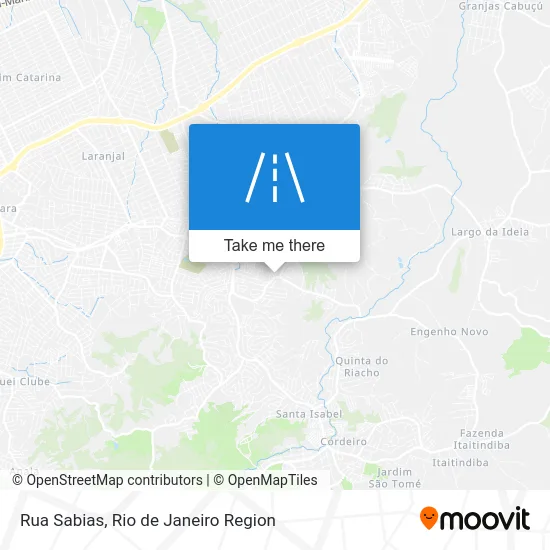Rua Sabias map