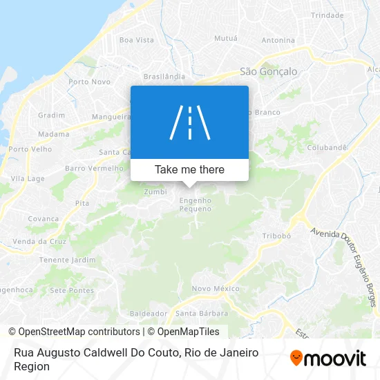 Rua Augusto Caldwell Do Couto map