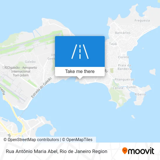 Rua Antônio Maria Abel map