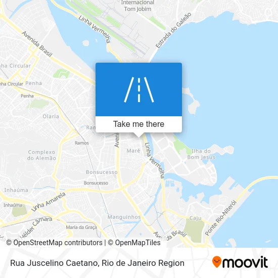 Rua Juscelino Caetano map