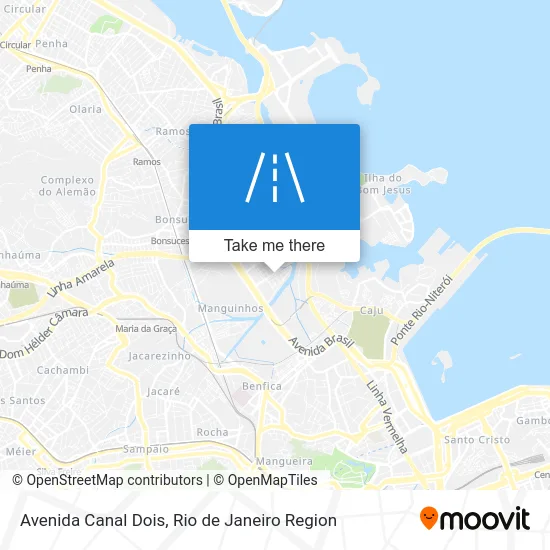 Avenida Canal Dois map