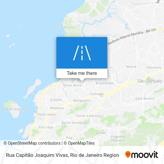 Rua Capitão Joaquim Vivas map