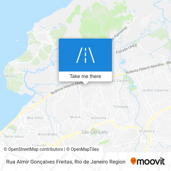 Rua Almir Gonçalves Freitas map
