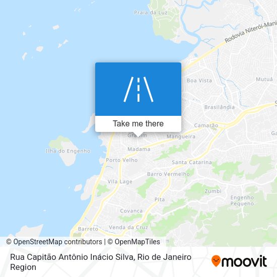 Rua Capitão Antônio Inácio Silva map