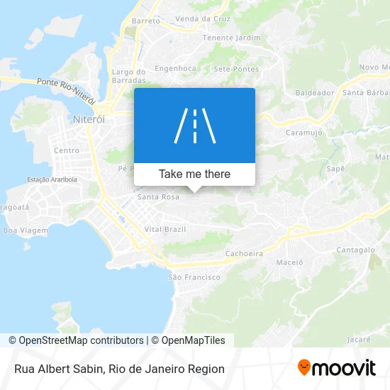 Rua Albert Sabin map