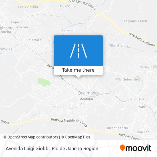 Mapa Avenida Luigi Giobbi