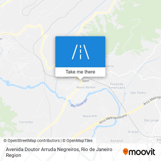 Mapa Avenida Doutor Arruda Negreiros