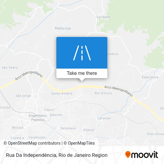 Rua Da Independência map