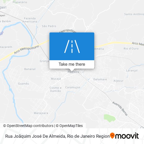 Rua Joãquim José De Almeida map