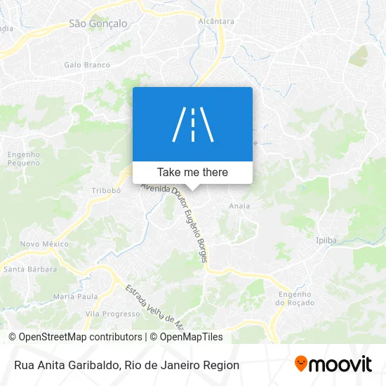 Rua Anita Garibaldo map