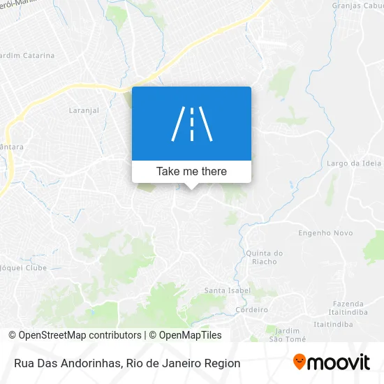 Rua Das Andorinhas map