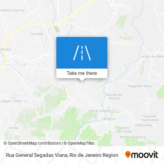 Rua General Segadas Viana map
