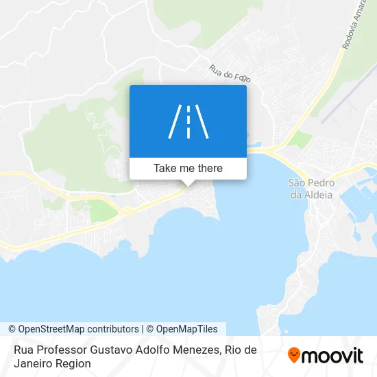 Rua Professor Gustavo Adolfo Menezes map