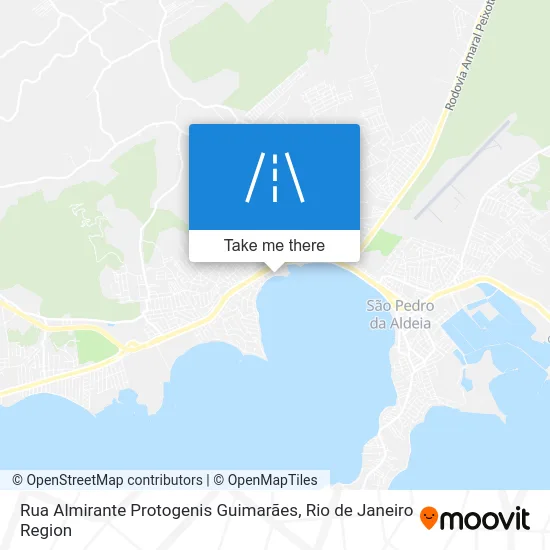 Rua Almirante Protogenis Guimarães map
